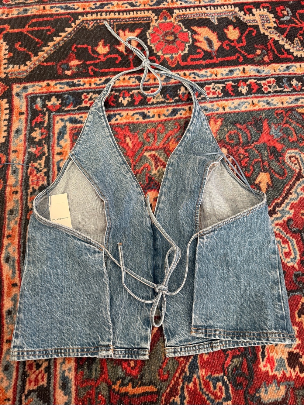Abercrombie denim shell top NWT - Picture 3 of 3